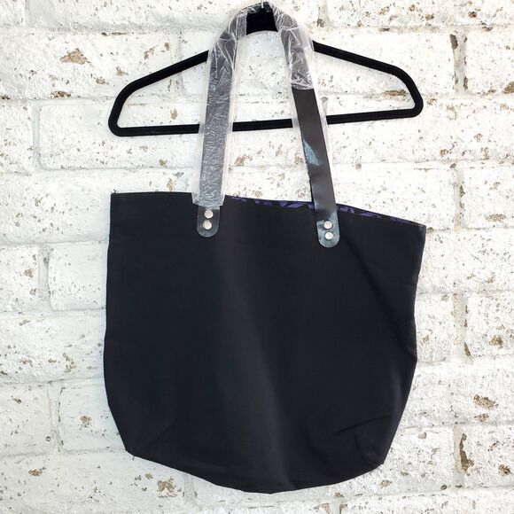 Elton John Black Canvas Tote Bag Concert Farewell Yellow Brick Road Tour Travel - Picture 2 of 4